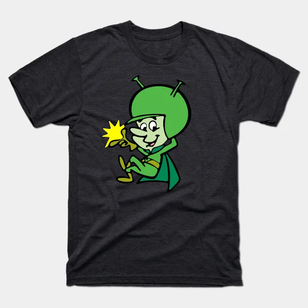 a t-shirt with a cartoon character great gazoo